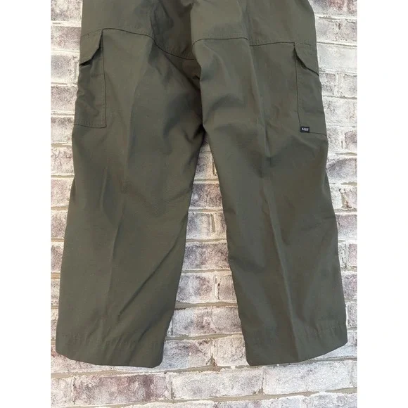 5.11 Tactical Mens Size 38x32 Army Green Canvas Cargo Pants Security Guard NEW - Picture 7 of 9